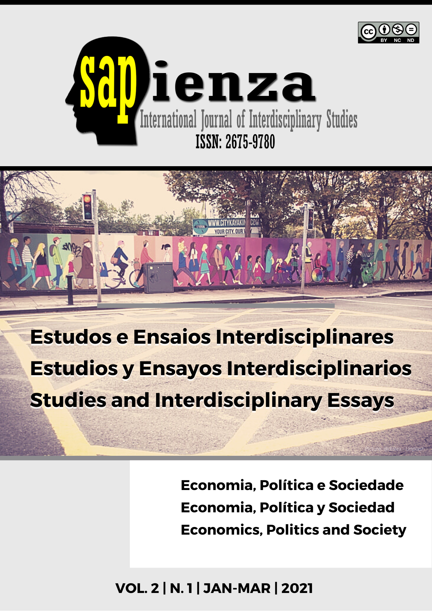 					View Vol. 2 No. 1 (2021): Studies and interdisciplinary essays in Economics, Politics and Society
				