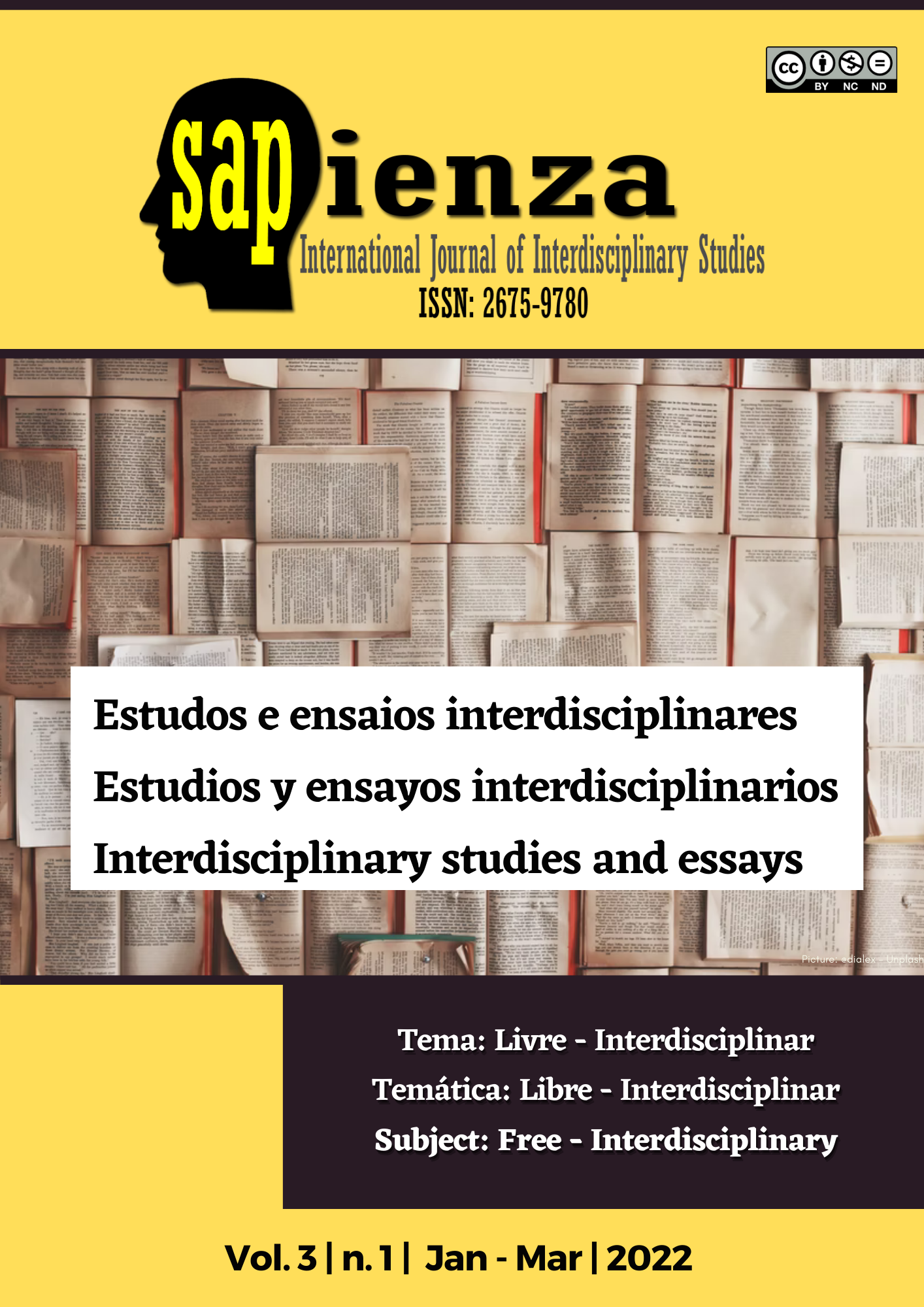					View Vol. 3 No. 1 (2022): Interdisciplinary studies and essays: Free subject
				